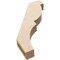 Ekena Millwork 3-inch W x 18-inch D x 24-inch H Valencia Rough Cedar Woodgrain TimberThane Knee Brace, Primed BRCUR03X18X24VALRCPR - alternate 6